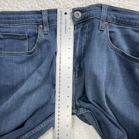 Paige Jeans Men’s 34x32 Dark Blue Slim Straight Classic Fit Soft Stretch Denim - Picture 13 of 14